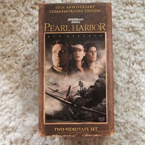 Pearl Harbor VHS 60th Anniversary Commemorative Edition Two Videotape Set‎